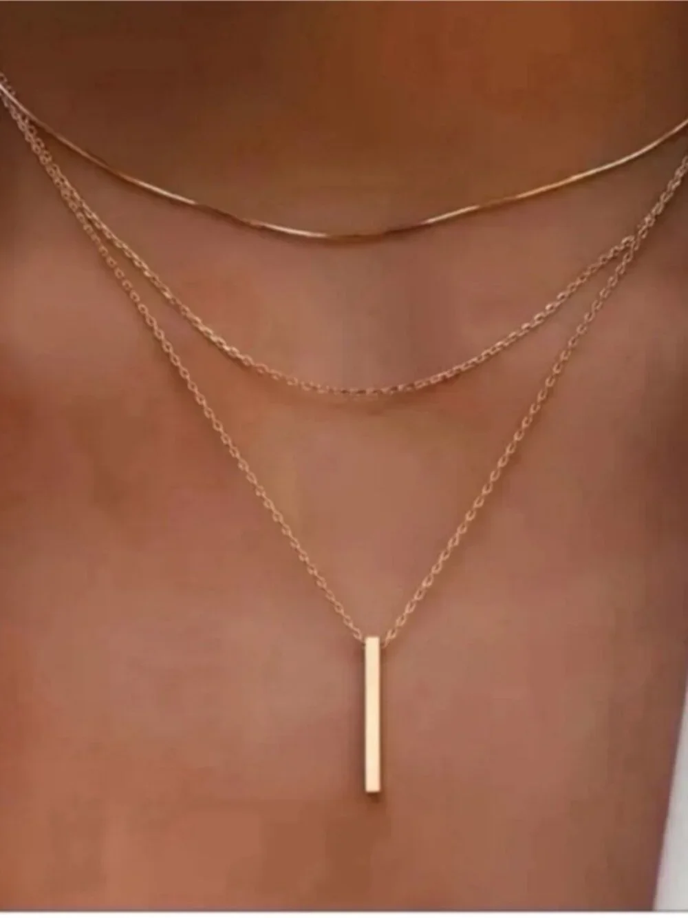 New! Gold Necklace Stack Set (1066) NWOT